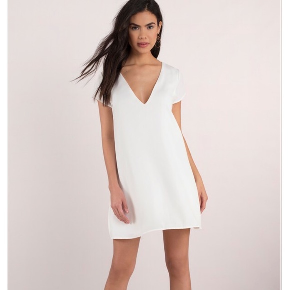 ivory shift dress
